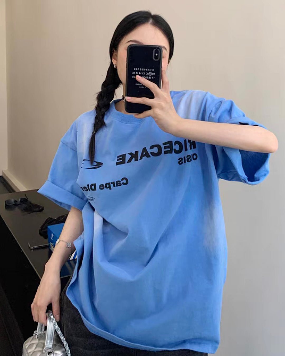フロントロゴダメージ加工Tシャツ SL248 – THE SOL93