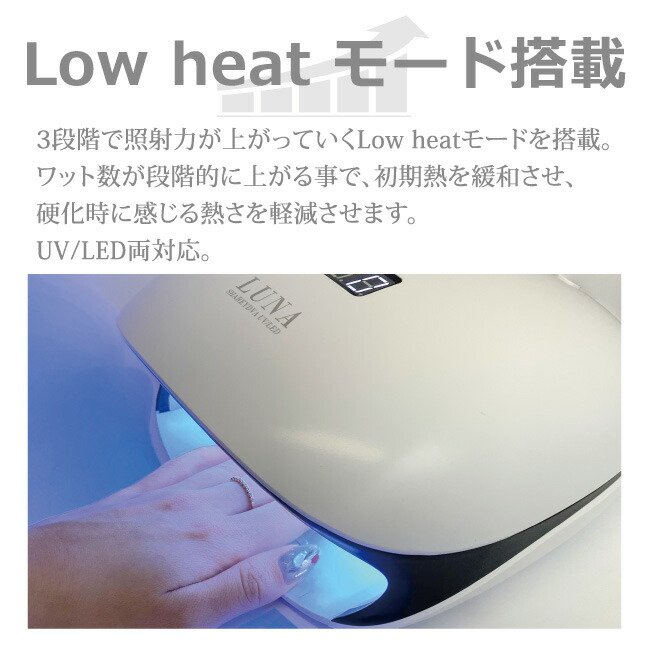 楽天市場】SHAREYDVA シャレドワ LED-UVライト LUNA(ルナ) 48W ロー