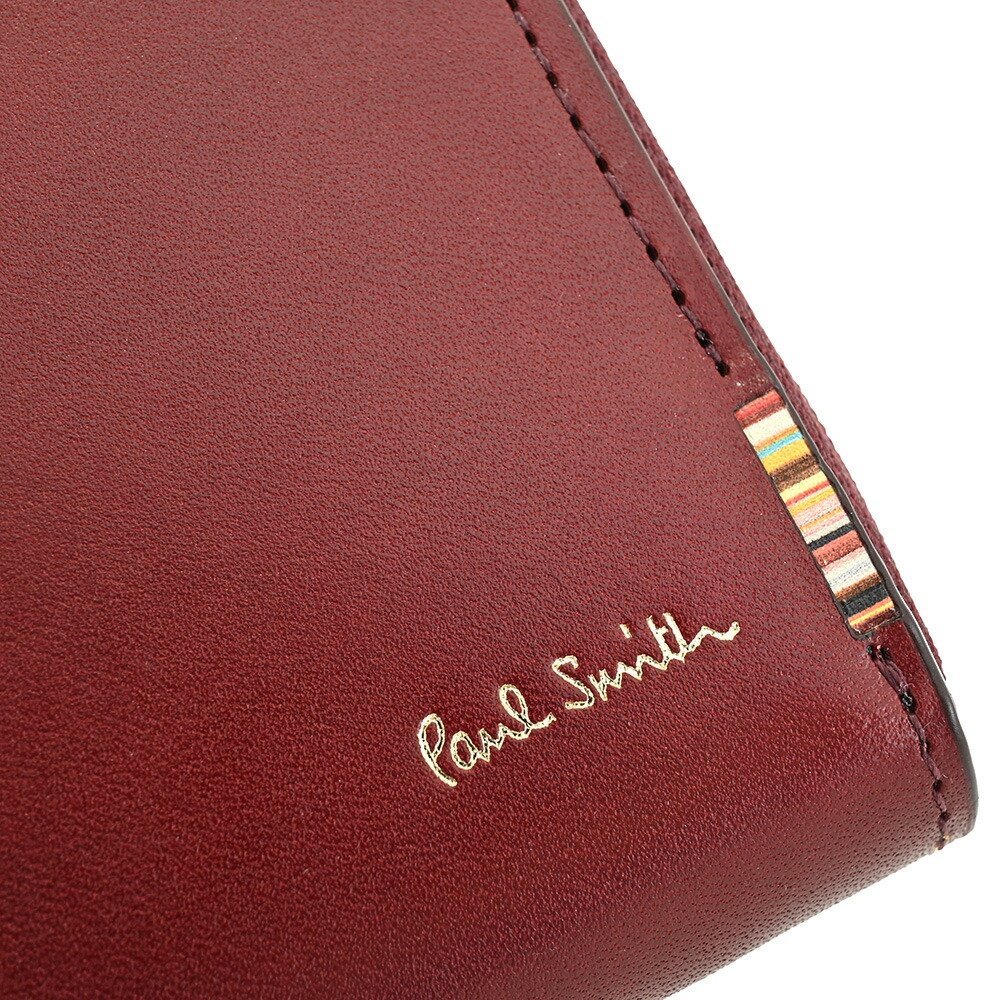 楽天市場】ポールスミス 財布 長財布 ラウンドファスナー ワイン Paul