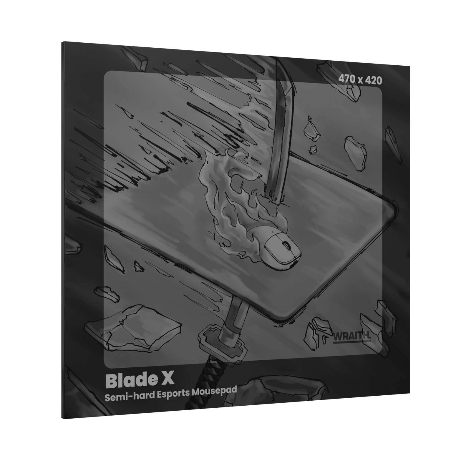 Blade X Semi-Hard Mousepad – wraithjp