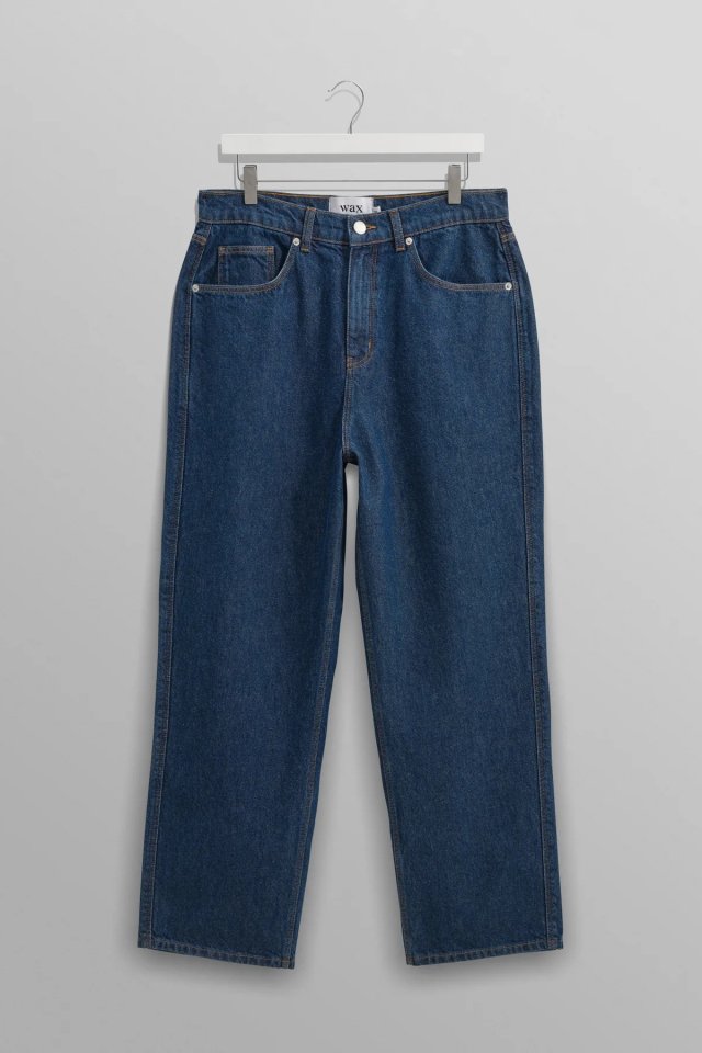 wax london Felix - Dark Wash Loose Fit Denim Jeans B.S.W. market place