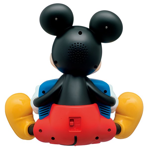ミッキーマウスの声で元気におめざめディズニーの立体目ざまし時計を