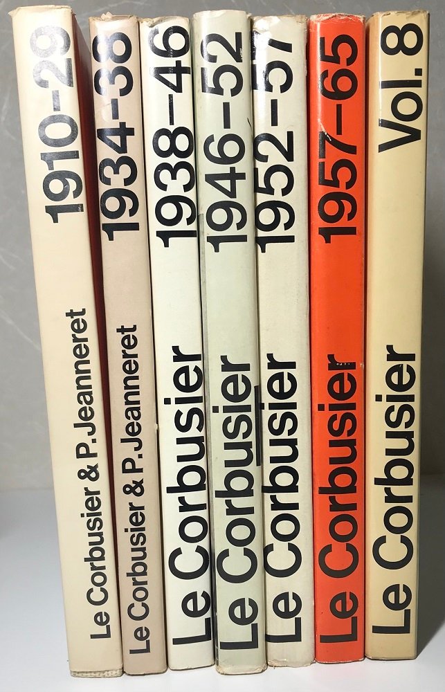 le corbusier complet works 1910～ ル・コルビュジエ全作品 全8冊内