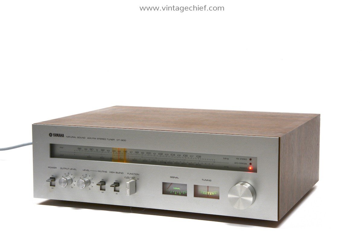 Yamaha CT-800 FM AM Tuner | Wooden Case | Vintage | Radio