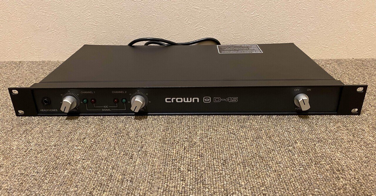Crown パワーアンプ D-45 【公式通販】