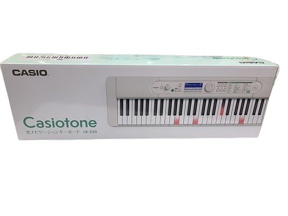 カシオ Casiotone 光ナビゲーションキーボード LK-530 [ホワイト