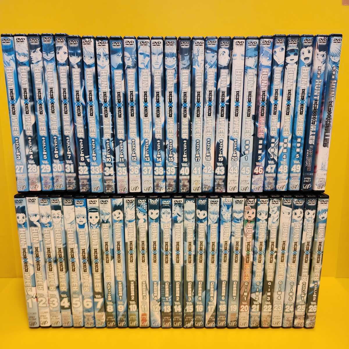 新品ケース HUNTER×HUNTER ハンターハンター【DVD】全49巻 + 劇場版 2