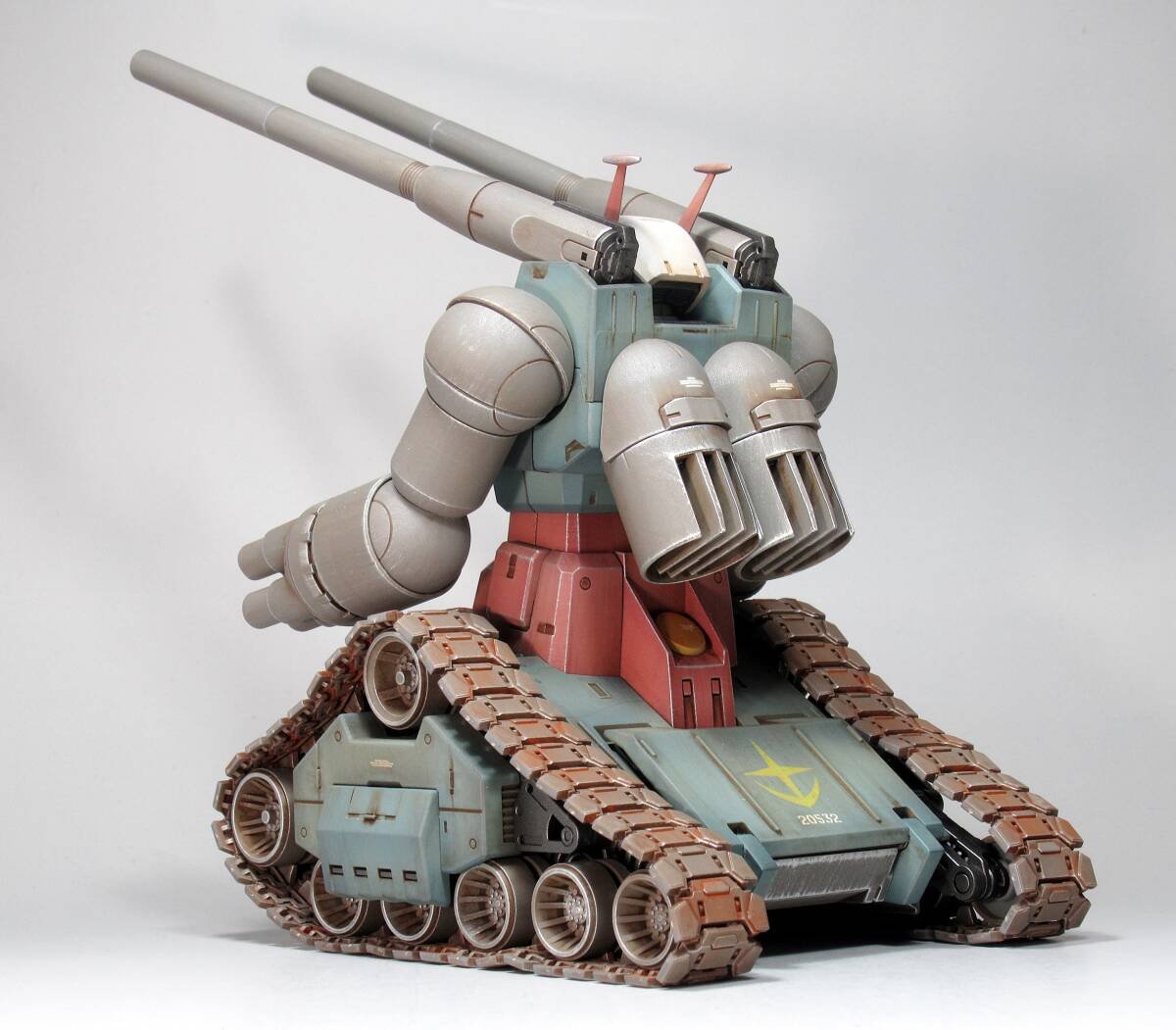 MG 1/100 RX-75 ガンタンク 戦場風 改修塗装完成品】｜Yahoo!フリマ