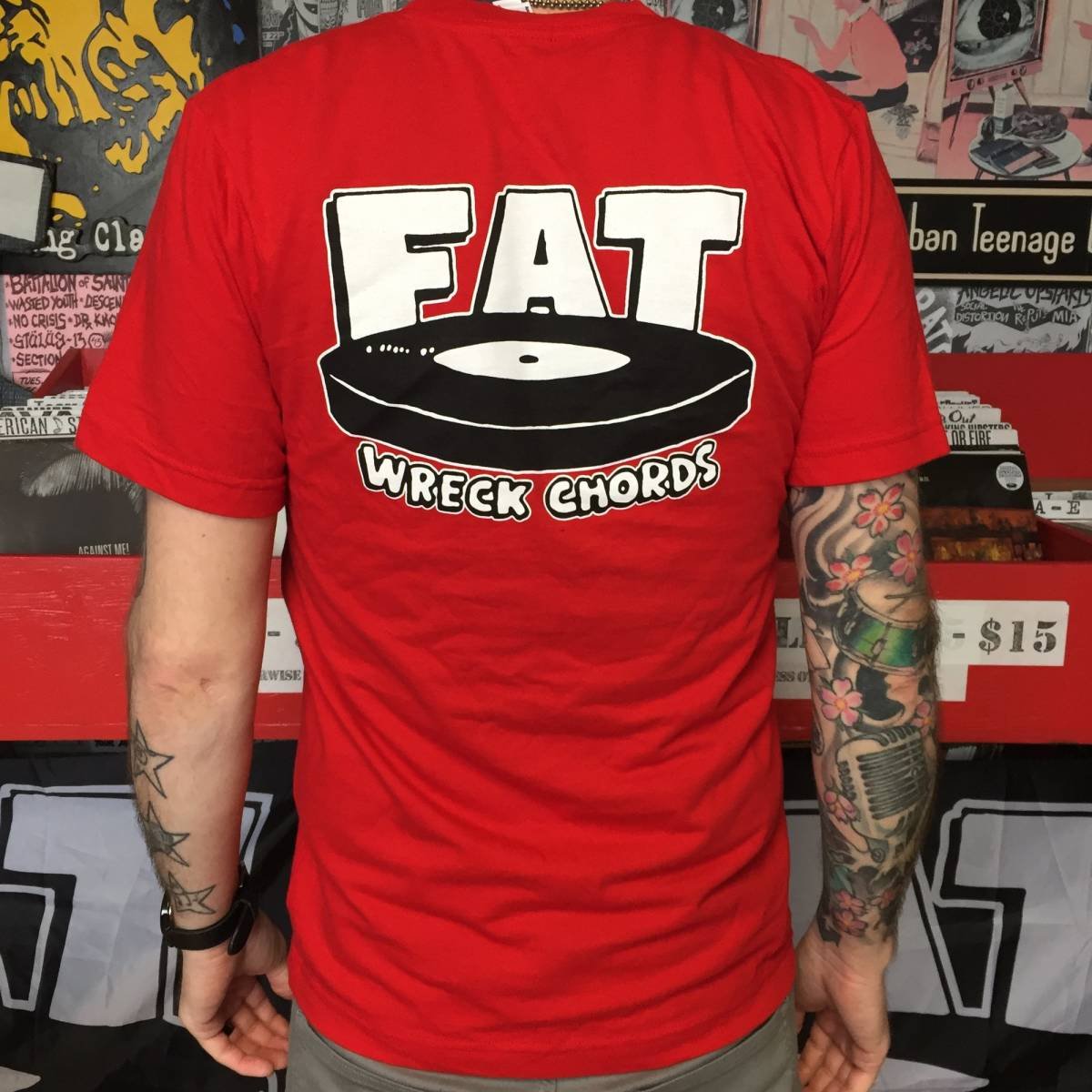 Yahoo!オークション - XL赤FAT WRECK CHORDS海外限定Tシャツpizza of d