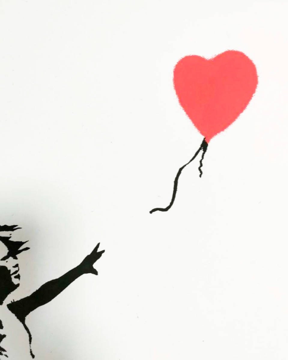 Yahoo!オークション - バンクシー Banksy 赤い風船に手を伸ばす少女 WC