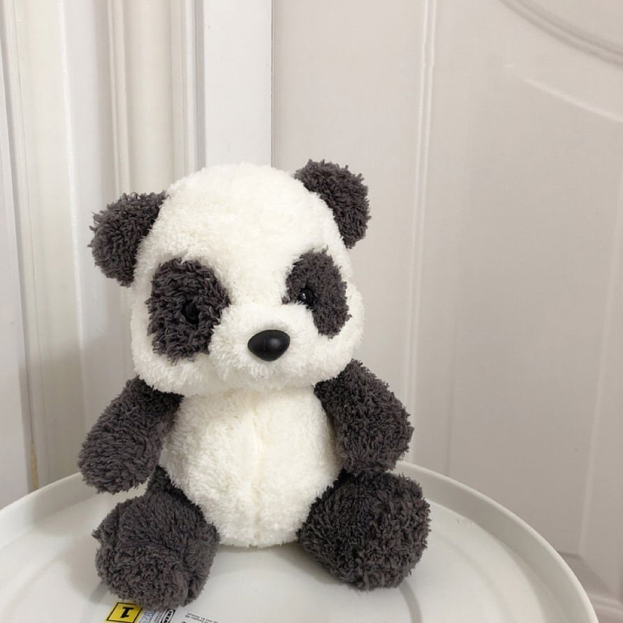 ふわふわパンダぬいぐるみ 赤ちゃんファーストトイ 出産お祝いギフト