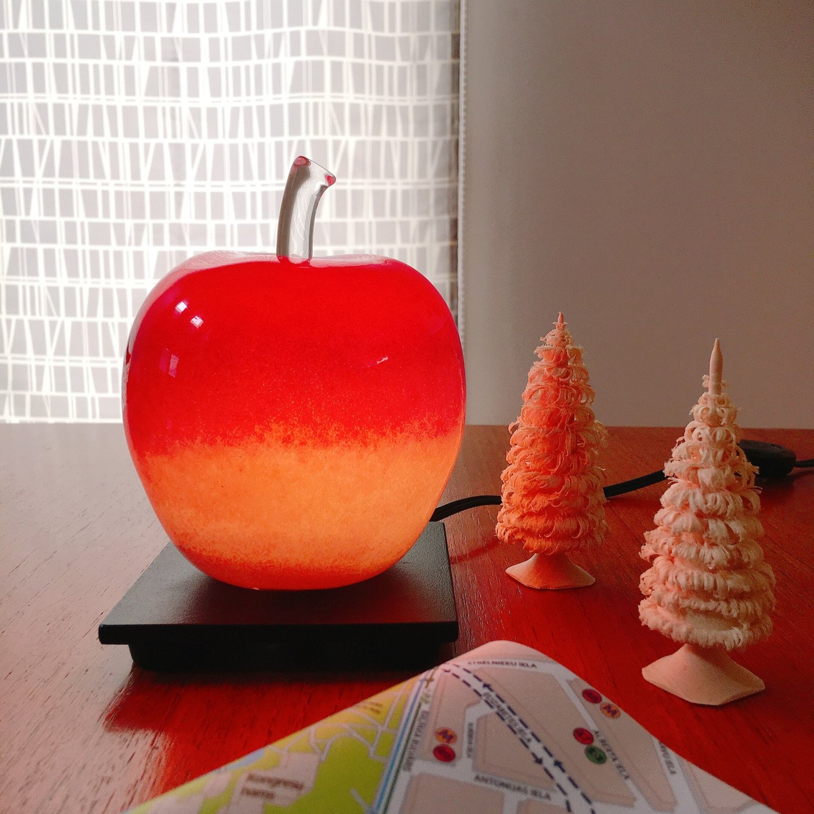 Glass Ten Studio 白神典大 りんごランプ ランプシェード ガラス 間接