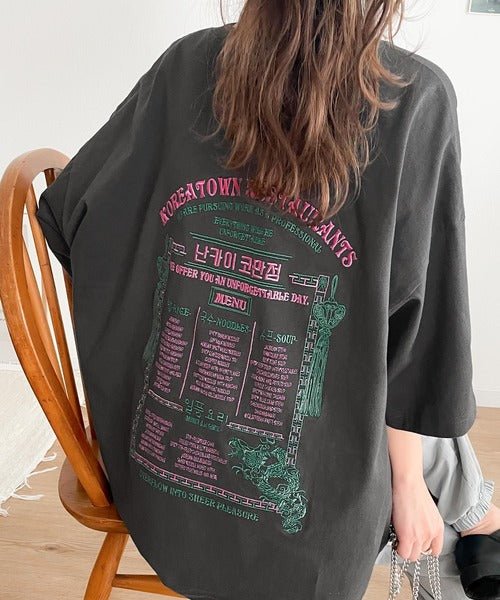 Javaジャバコラボ》【sustaina+】バック刺繍で抜かりなくキマる。綿100