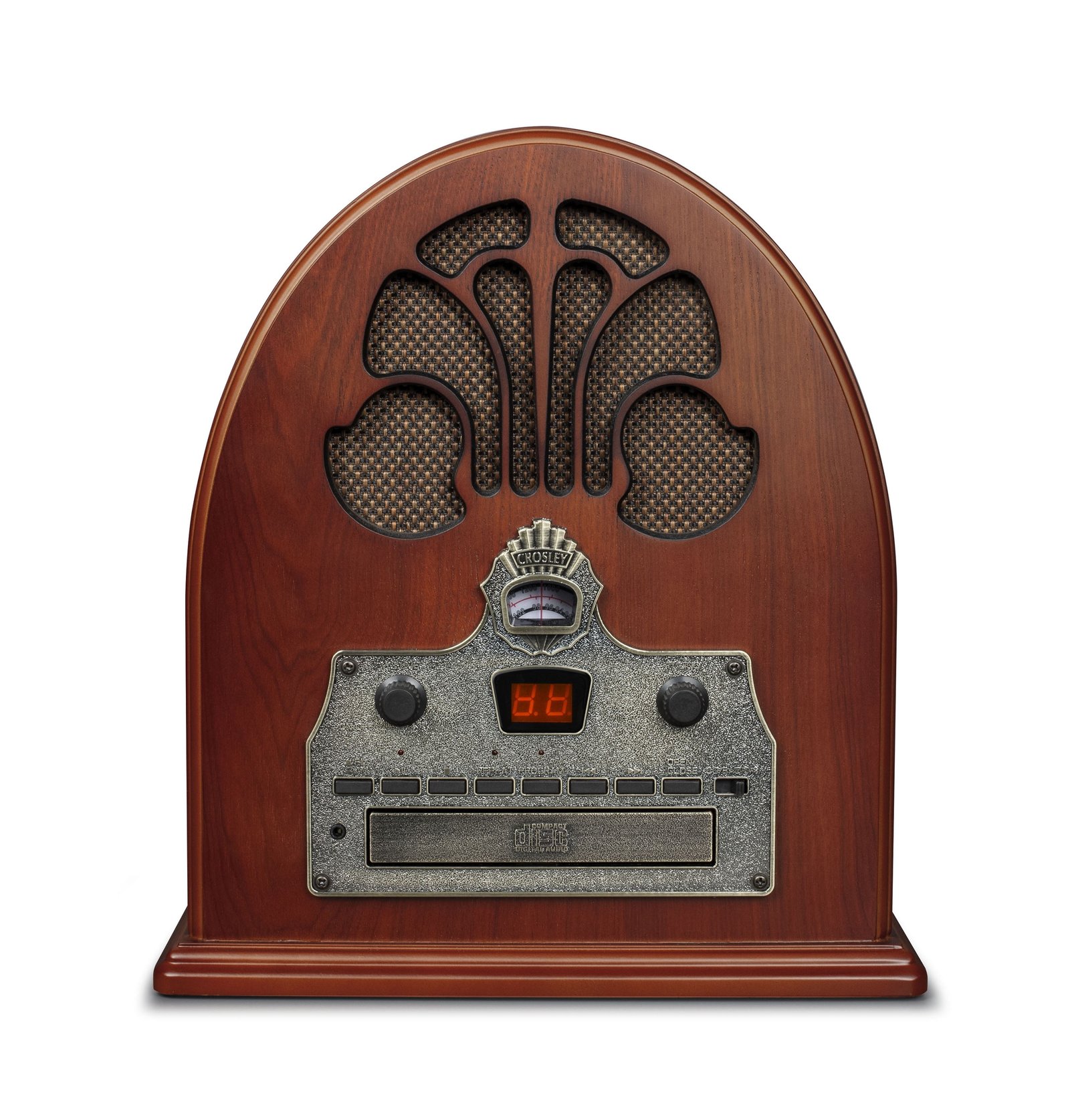 Crosley Cathedral Radio CD Player with Bluetooth & AM/FM, AC
