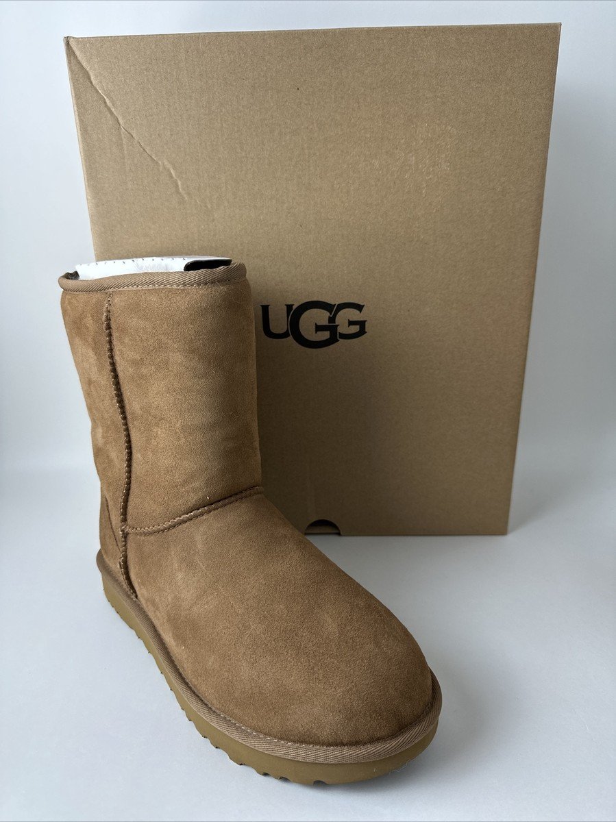 UGG Womens Classic II Short Boots Size 9 -Chestnut- | eBay
