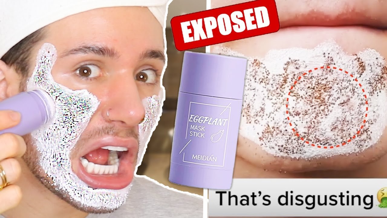 Does the EGGPLANT STICK MASK Work? |🍆 | Exposing Viral TIKTOK
