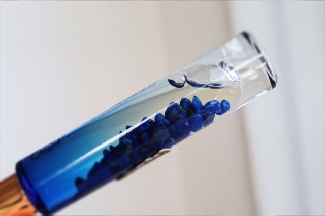 時の欠片香水/ラピスラズリの夜空 天然石×天然木 唯一無二の美しい模様