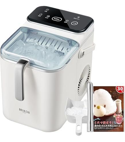 Amazon.co.jp: LIVZA 高速製氷機 ICE2200 最短6分 1日最大12kg 水を