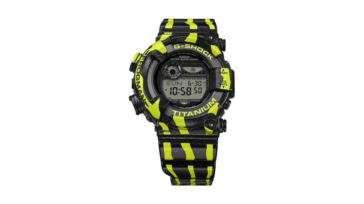 カシオ「G-SHOCK」、ミスジヤドクガエルをモチーフにしたダイバーズ