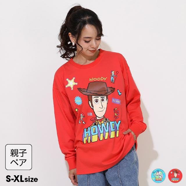 Disney（ディズニー） 親子ペア トイ・ストーリー 長袖 tシャツ