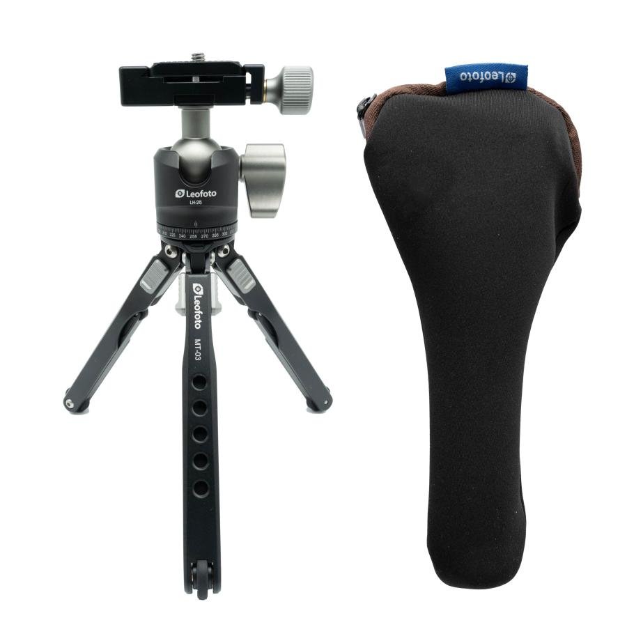 ポケット三脚 (並行輸入品)(6カ月保証) Leofoto MT-03+LH-25 専用