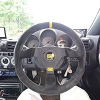 Amazon | OMP ステアリング TARGA タルガ ブラック スエード フラット