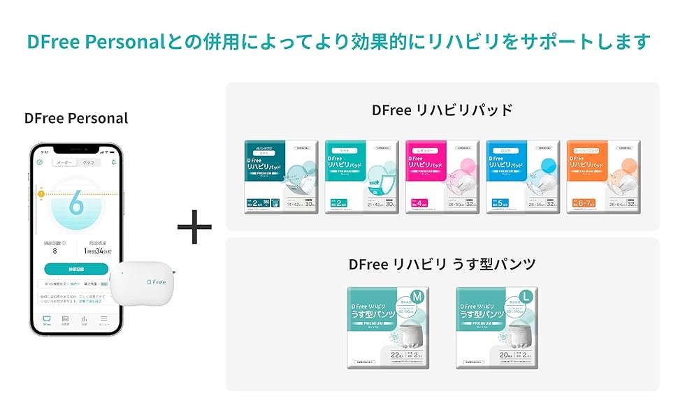Amazon | DFree ディーフリー リハビリパッド 尿とりパッド レギュラー