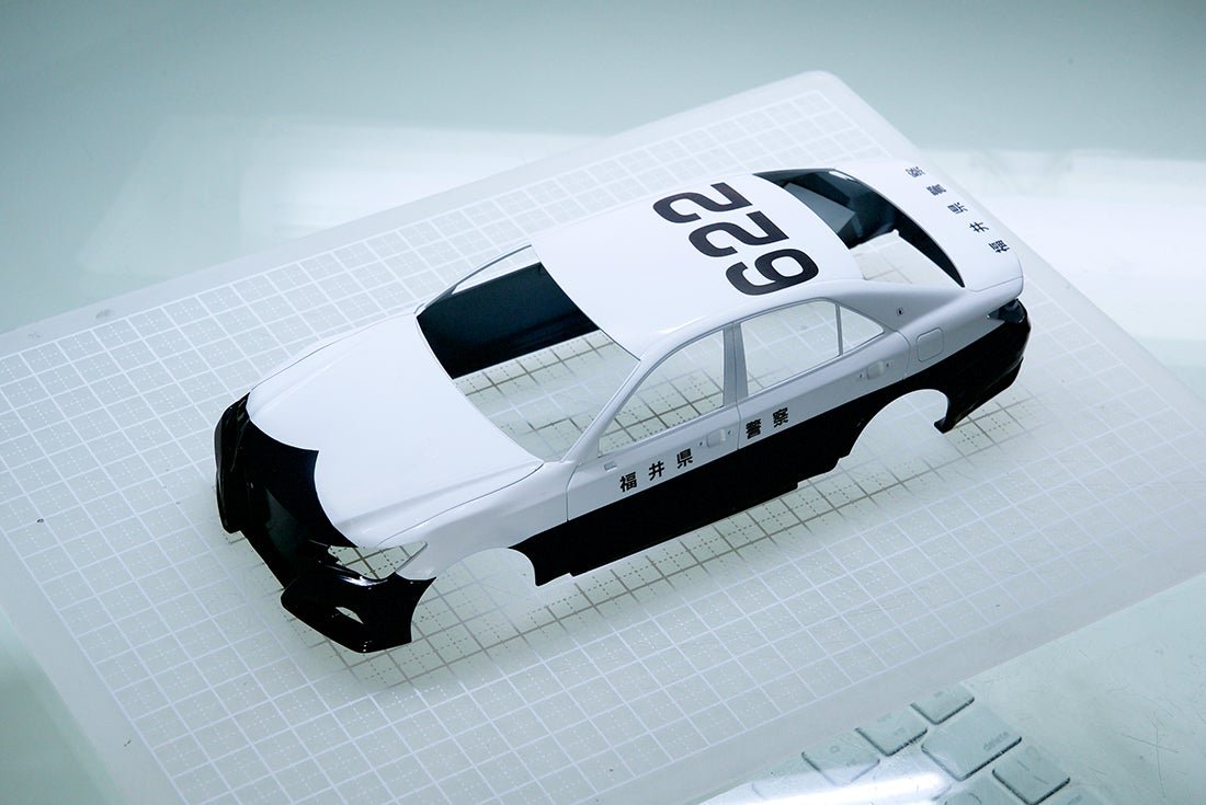 製作記 アオシマ 1/24 GSR214 クラウン パトカー (17) | プラモ日記 青22号