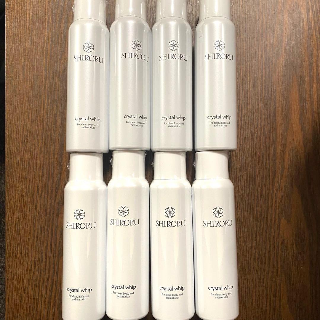 な*ま様 新品未開封 SHIRORU クリスタルホイップ 120g×8本 SHIRORU（シロル） SHIRORU公式 シロル正規品 クリスタルホイップ