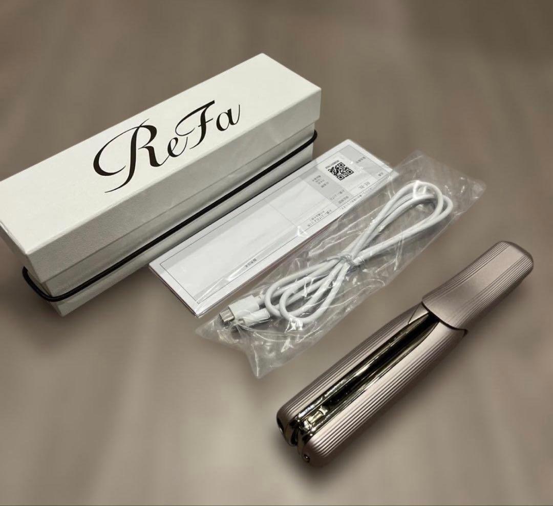 ReFa フィンガーアイロン　ST6 シャンパンゴールド　保証期間あり リファフィンガーアイロン ST 6（極細プレート） | ヘアアイロン