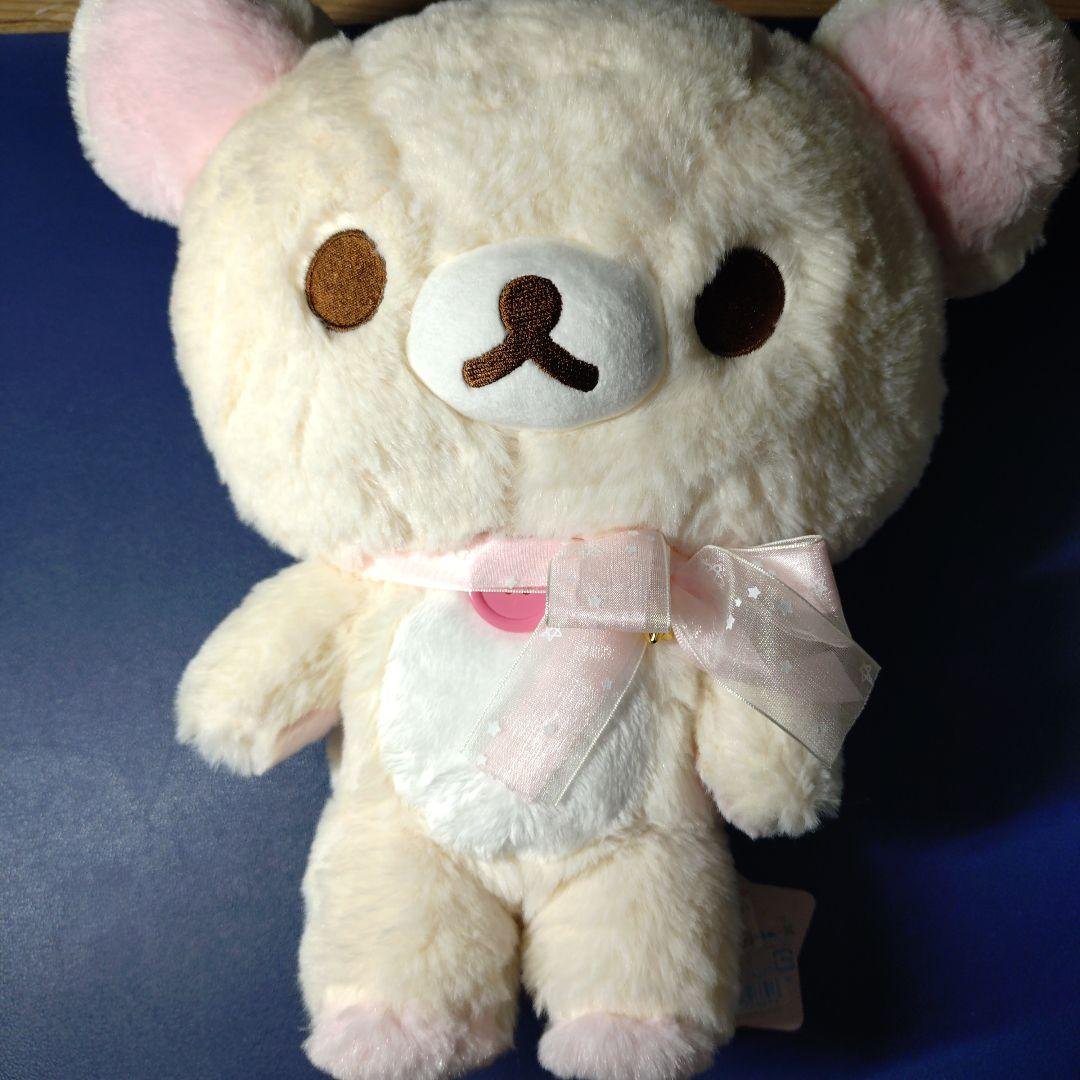 司*。様 ピンクリボンコリラックマのぬいぐるみ 約30cm 今年20周年を迎えた「コリラックマ」がピンクのリボンでおめかしした