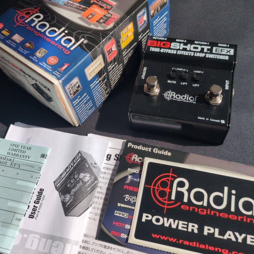 【希少】Radial Engineering BigShot EFX Radial Engineering Introduces the BigShot EFX - Premier Guitar