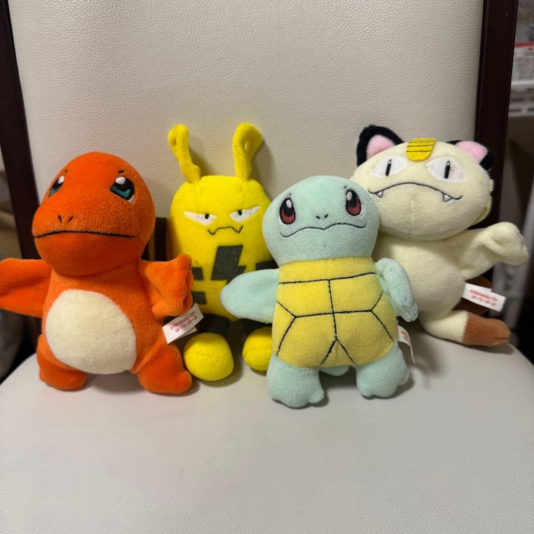 ポケモン ぬいぐるみ TOMY 初期　4個セット 初期 TOMY ポケモン ぬいぐるみギフトボックス レトロ ピカチュウ 8体