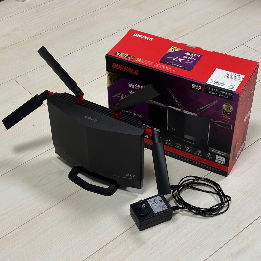 BUFFALO WXR-5700AX7S 無線LANルーター Amazon.co.jp: バッファロー ワイヤレスルーター WXR-5700AX7S/D