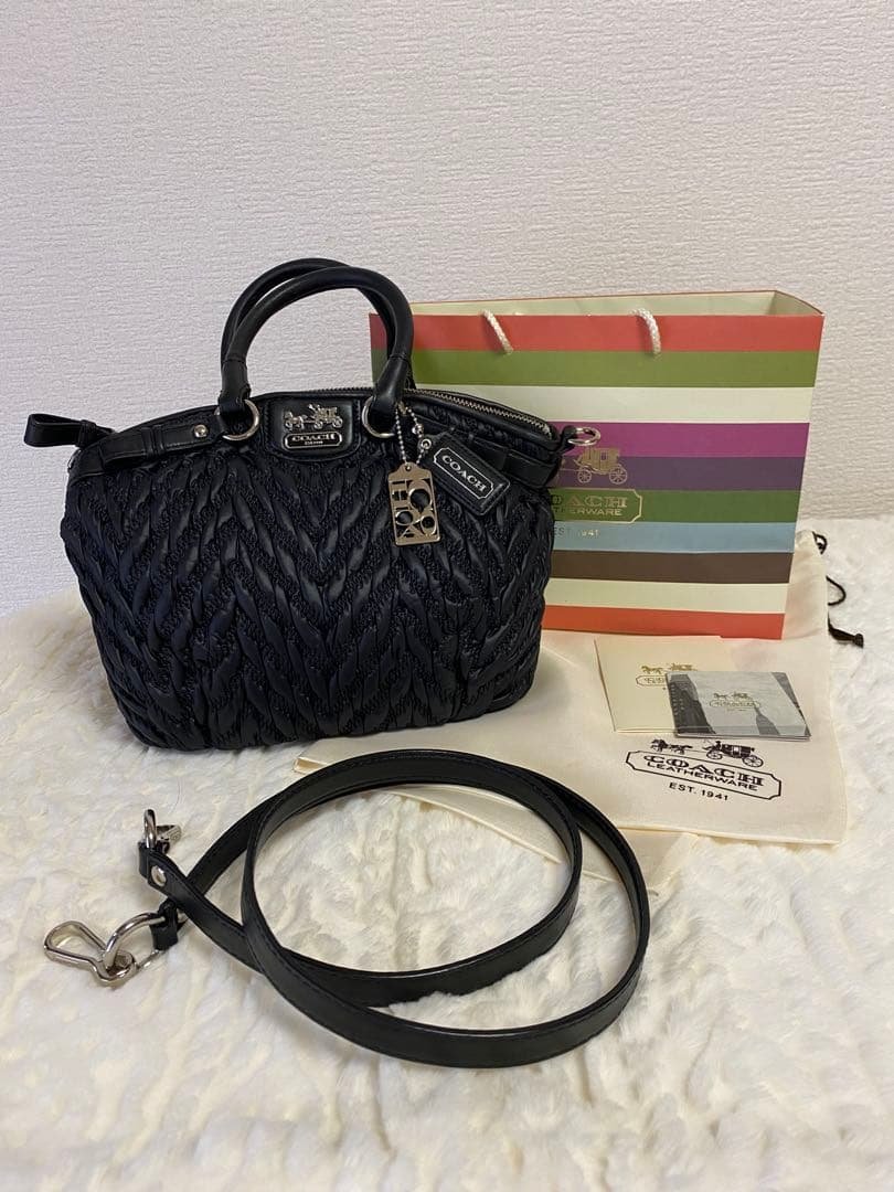 COACH マディソンギャザード2wayバッグ 楽天市場】【バッグ】COACH コーチ マディソン ギャザード ツイスト