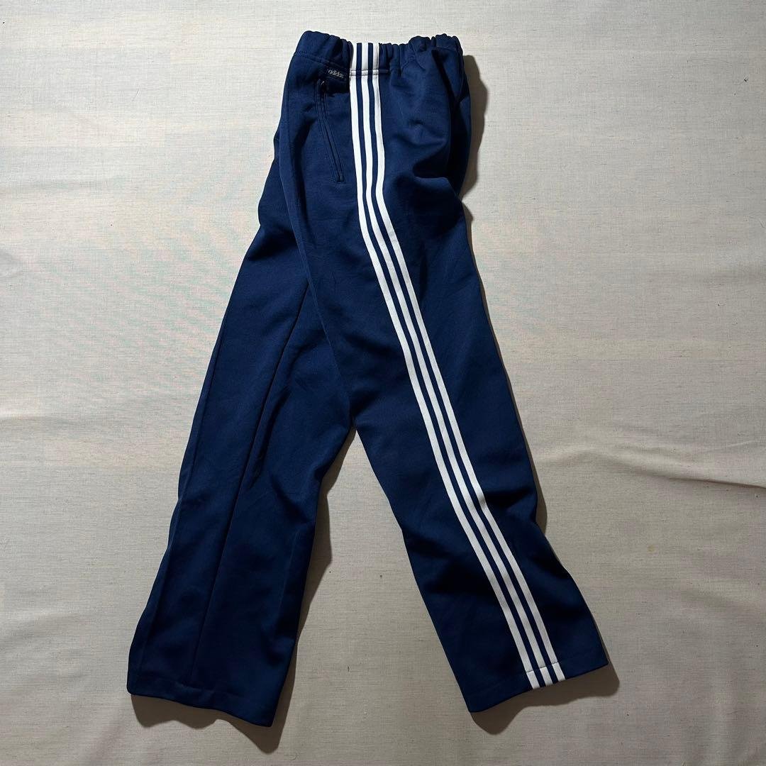 80s ビンテージ adidas トラックパンツ ジャージ デサント L - メルカリ
