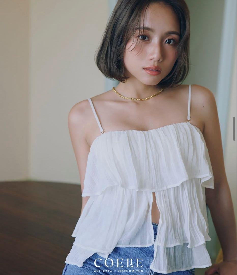 SeaRoomlynn 伊原葵coelie パッドinフリル2wayキャミソール 伊原 葵 × SEA ROOM LYNN【COELIE（コエリー）】'25 AW Collection、全