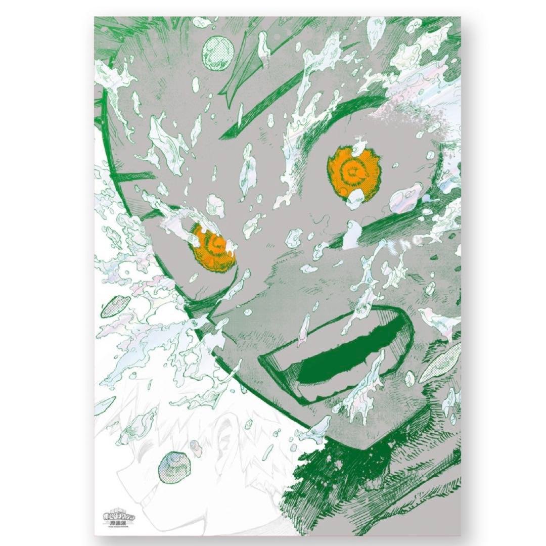 ヒロアカ 原画展 A2アートポスター 2枚セット 緑谷出久 爆豪勝己