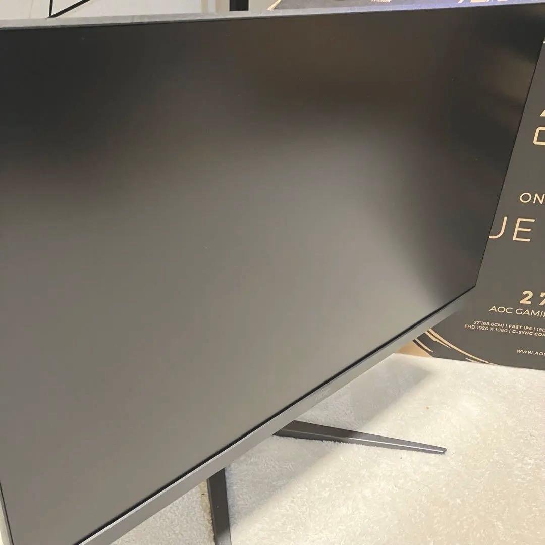 【極美品】AOC 27G4 IPSゲーミングモニター 180Hz 0.5ms