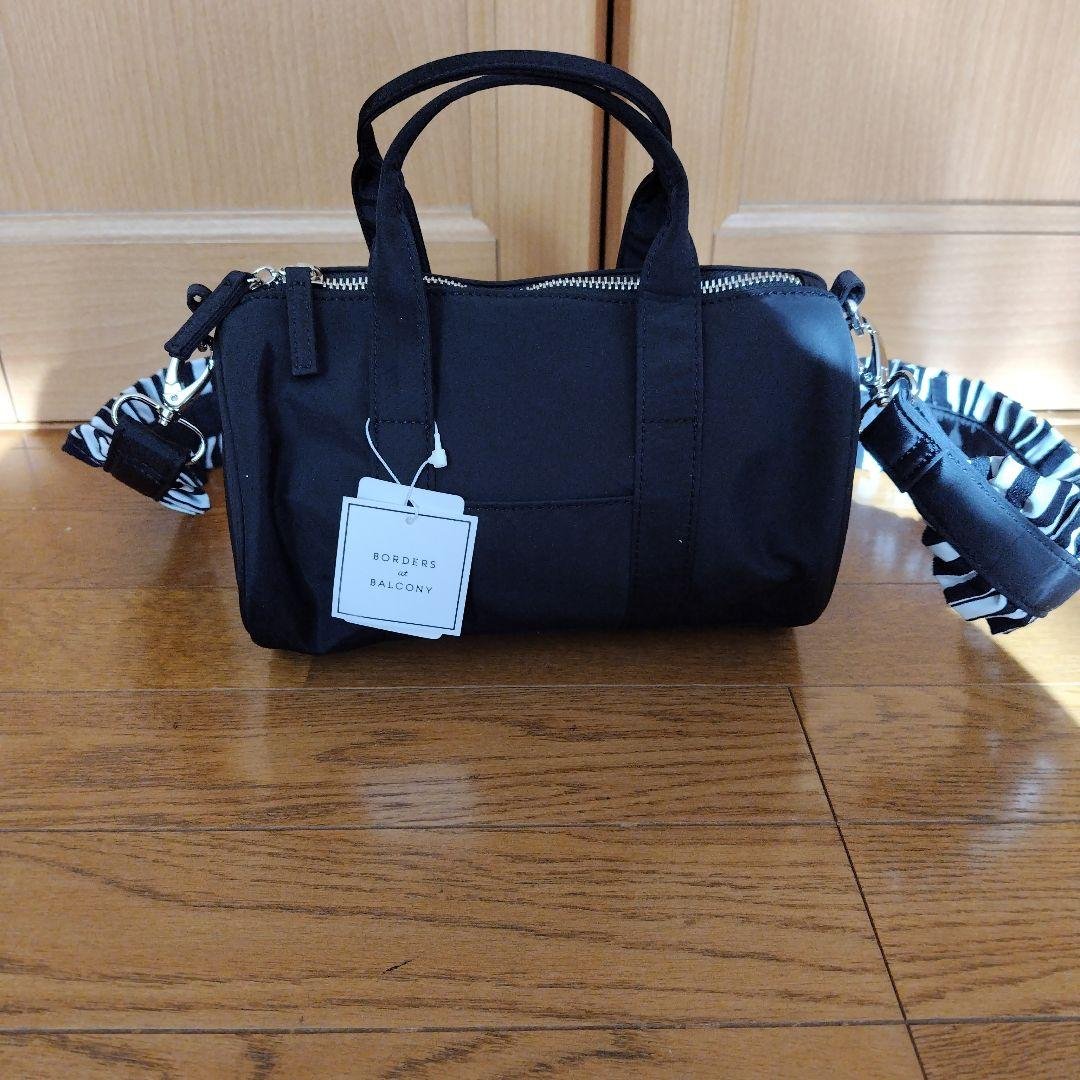 【未使用　新品】BORDERS at BALCONY ボディバッグ ブラック F 中古・古着通販】BORDERS at BALCONY (ボーダーズアットバルコニー