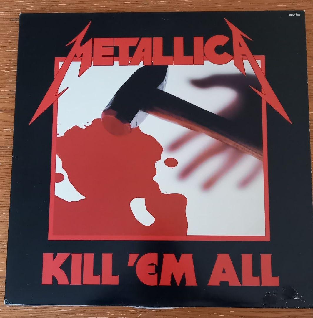 送料込 llica メタリカ キルエムオール 日本1984 血染めの鉄槌 Metallica = メタリカ – Kill 'Em All = 血染めの鉄鎚（ハンマー