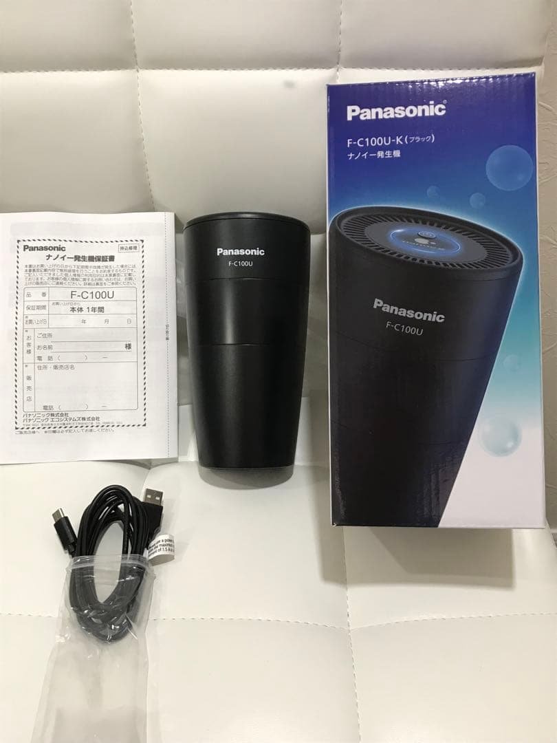 Panasonic ナノイー発生器 車載用 F-C100U-K ブラック