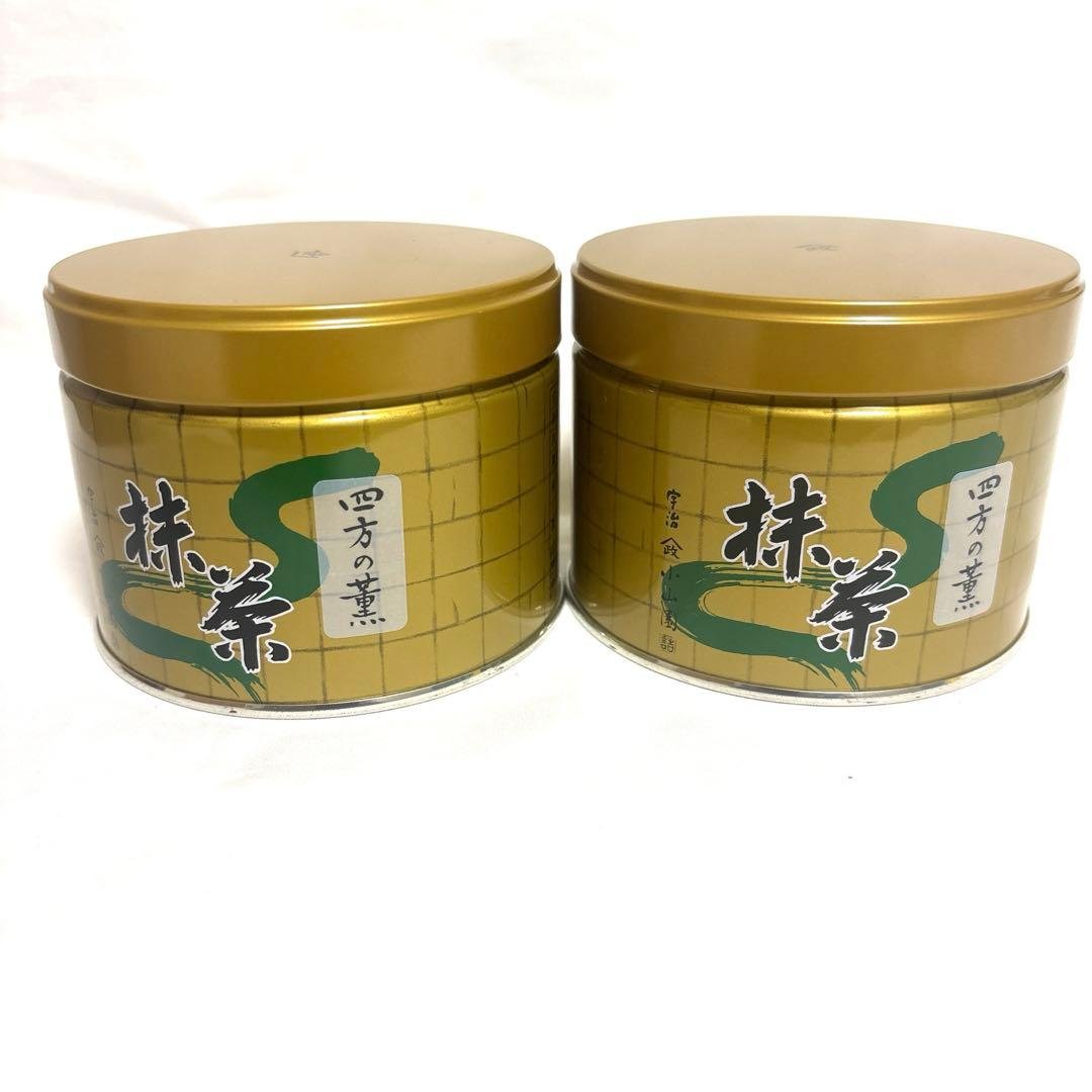 山政小山園　四方の薫　150g 2缶 山政小山園 抹茶 四方の薫 150g 缶入り 【返品交換不可】