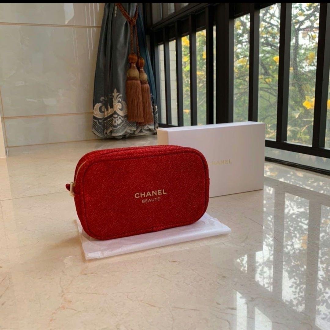 新品未使用】CHANEL シャネル ノベルティ ポーチ レディース 赤 - メルカリ
